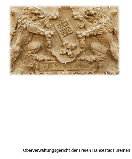Wappen von Bremen in Stein von 1591